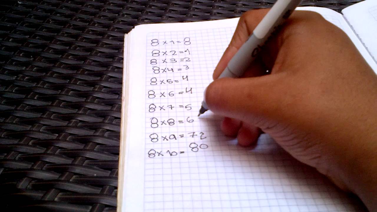 Truco con la tabla de 8 YouTube