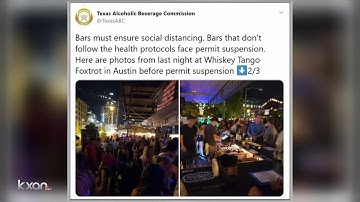 TABC undercover this weekend looking for COVID-19 violations