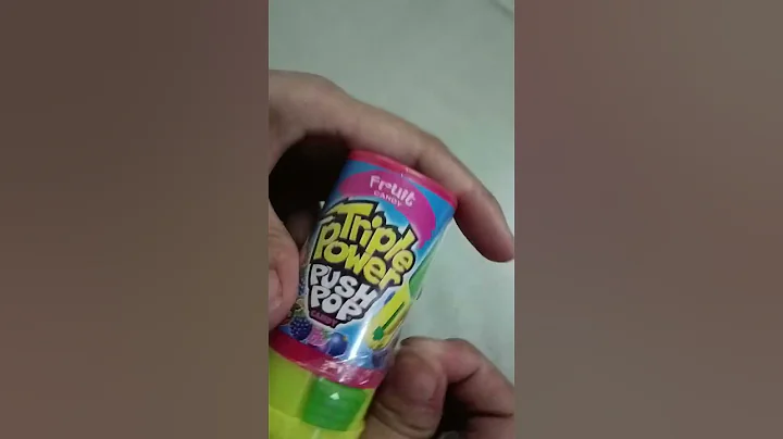 TRIPLE POWER PUSH POP CANDY #shorts