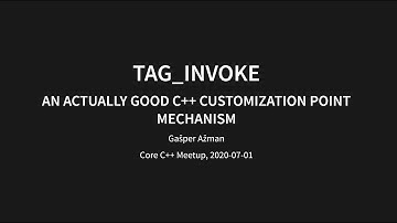 tag_invoke :: niebloids evolved