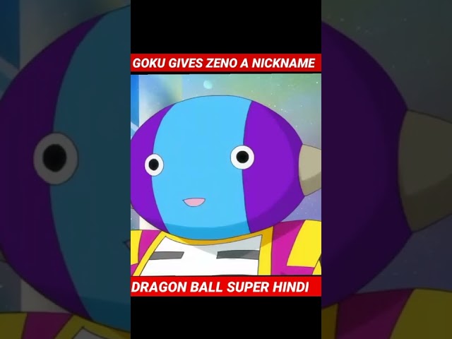 Goku gives zeno a nickname 🤪 In hindi Dubbed #shorts class=