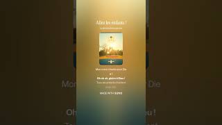 Mon Cœur Chante pour Dieu 🙏| Chant Chrétien Joyeux pour Enfants #Shorts #chansonchrétienne#alléluia