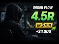 I Called This 4.5 R Move BEFORE It Happened (4 Figures in 5 Minutes) | Order Flow Breakdown