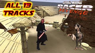 Star Wars Racer Revenge - VS. Mode - All 13 Tracks With 2 Players screenshot 3