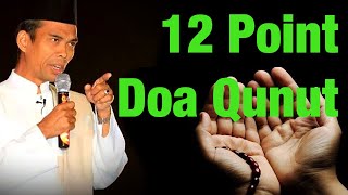 12 Point Doa Qunut : Ust. Abdul Somad