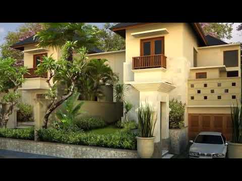  Rumah  Minimalis  Gaya  Bali  2  Lantai  Terbaru YouTube