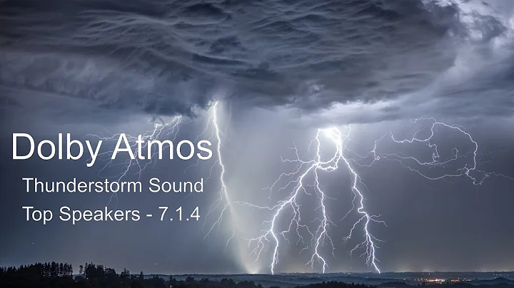 Thunderstorm sound playing on Atmos enabled speakers via Atmonos TV app