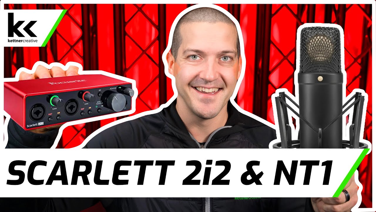 Focusrite Scarlett 2i2 & Rode NT1 | Setup & Demo