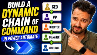 Build Dynamic Chain of Command in Power Automate