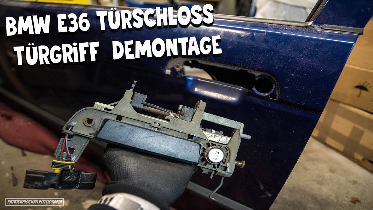 🚘BMW E36 Türschloss & Türgriff Demontage🔐🔧 