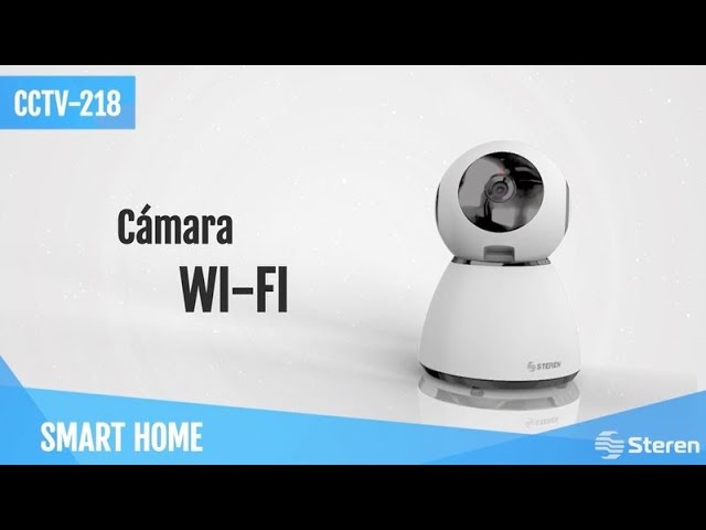 probable Inesperado Banquete Cámara de seguridad Wi-Fi robotizada CCTV-218 | Steren - YouTube