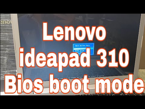 Lenovo ideapad 310 Bios boot mode