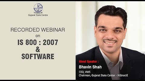 IS 800 : 2007 and Software