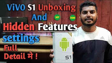 vivo S1 Hidden features full detail and Unboxing