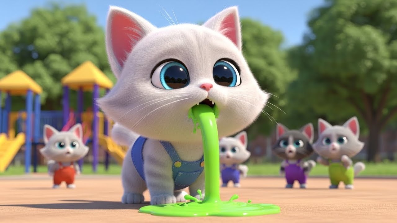 🐱 Short animated film: The banana that starts the story of the kitten and the evil