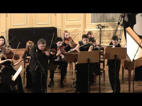 J.S. Bach - Brandenburg concerto No. 4 G-dur for two flutes, violin and strings, BWV 1049 - I