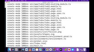 ionic video cours 3   Création de projet
