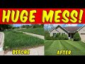 Neglected property watch us mow it oddly satisfying