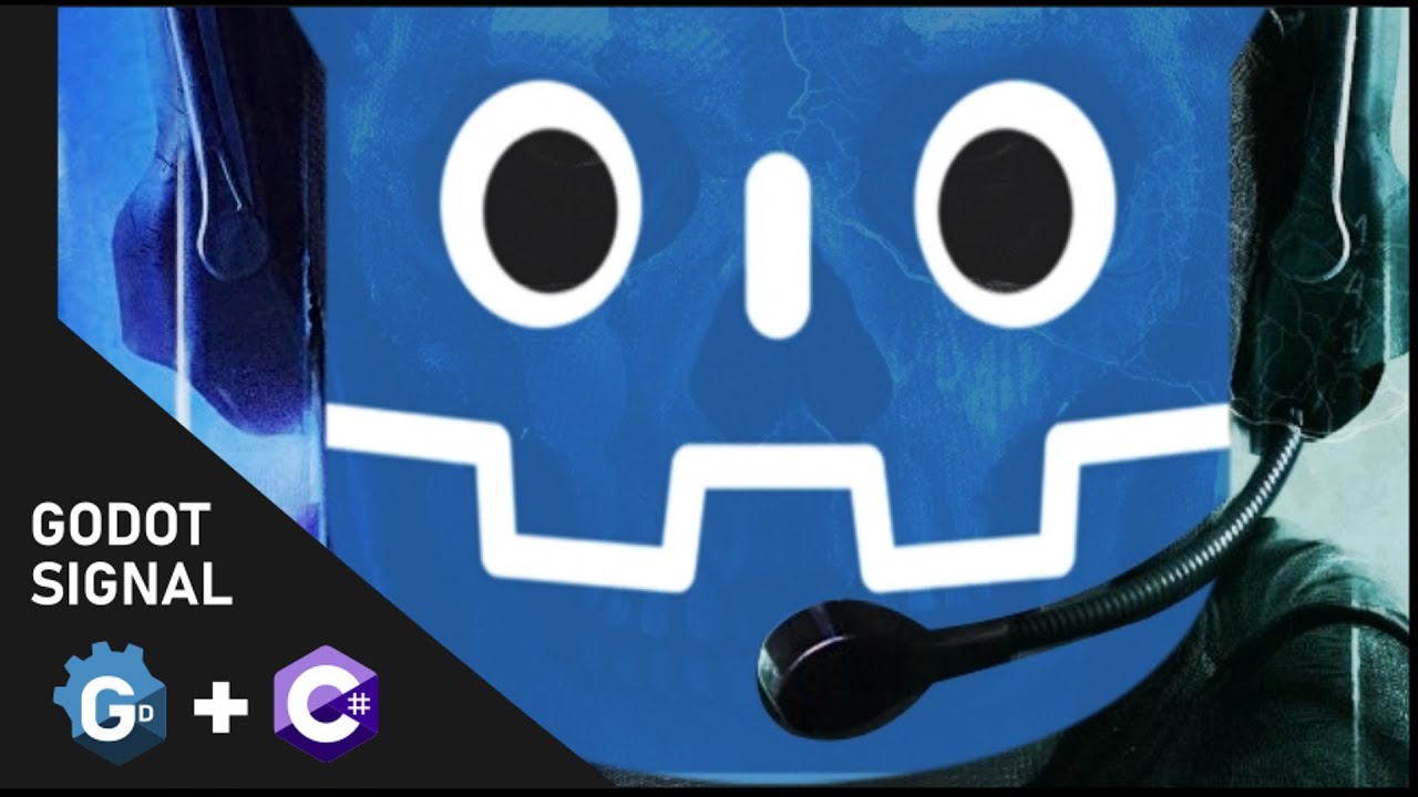 How to use Godot Signal with GDScript and C# - YouTube