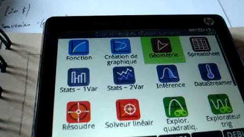 HP Prime calculator : touch gestures (swiping, pinching...)