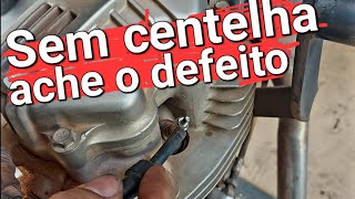 Moto não pega por falta de centelha pra vela descubra o defeito