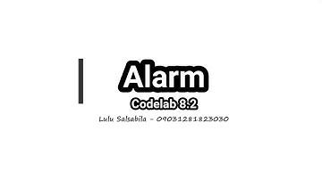 Alarm | Stand Up - Android Fundamentals 08.2