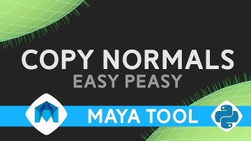 Free Maya Copy Normals Tool | Maya Mesh Normals