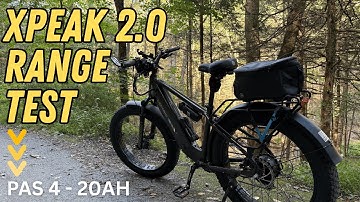 🚴 Lectric Xpeak 2.0 Range Test (PAS 4)