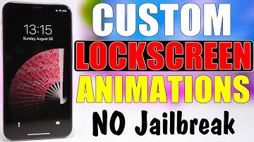 CUSTOM iPhone LockScreen Animations ** NO Jailbreak **