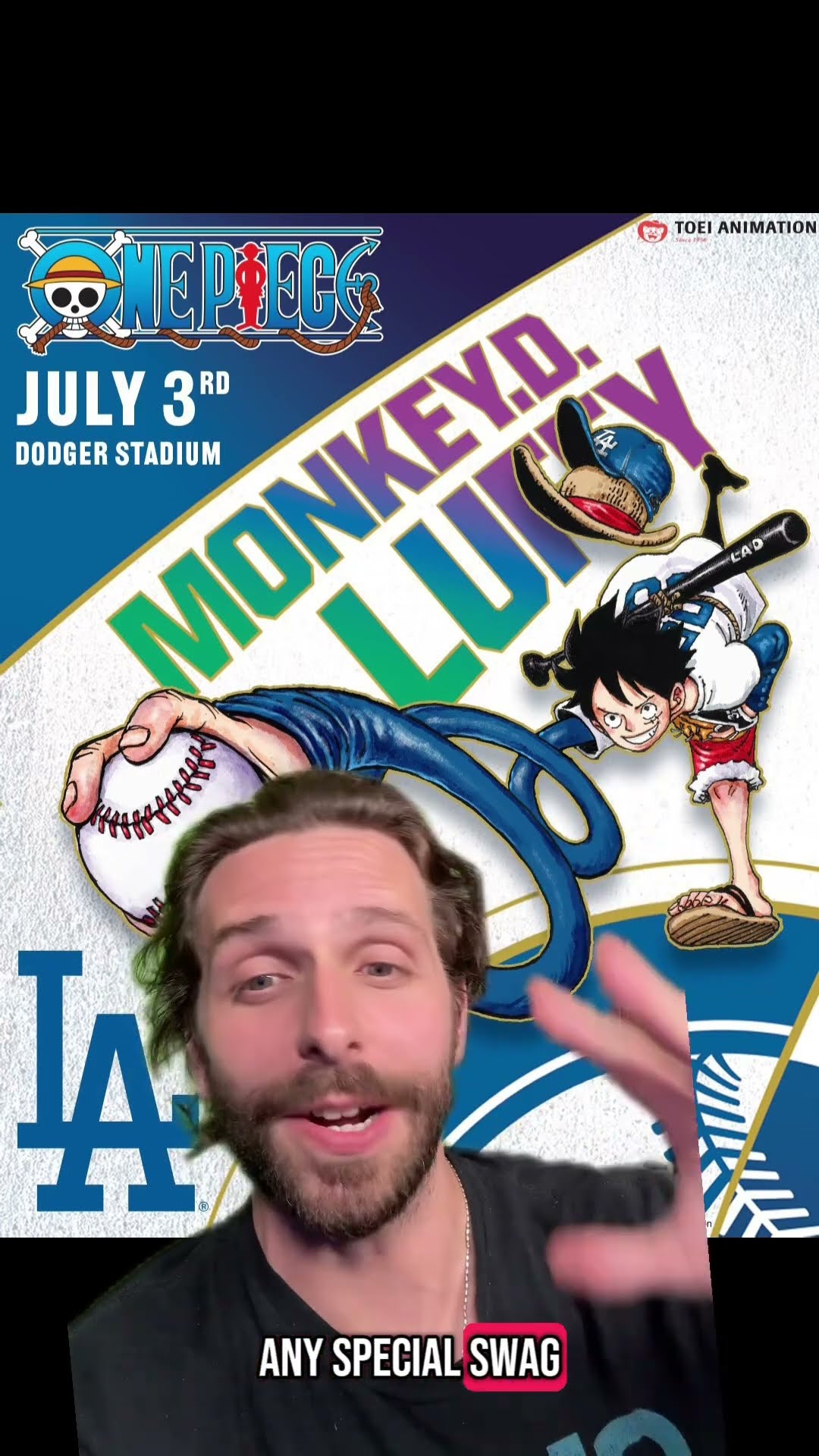 One Piece x LA Dodgers - YouTube
