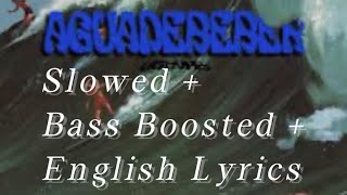 Água De Berber - UGOVHB & EF | Slowed | Bass Boosted | English Lyrics | *SWEARING*