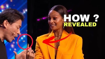 Ring FLYING magic REVEALED AGT #magictutorials #viral #magiciangottalent #agt