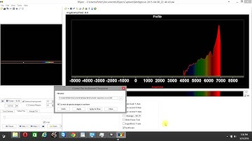 New "Rspec" software feature showing IRC corrected Spectral Energy Distribution curves in real time