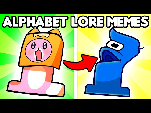 FUNNIEST ALPHABET LORE ANIMATED MEMES (ft. RAINBOW FRIENDS BABIES,  LANKYBOX, & MORE) on Make a GIF