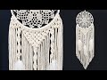 Diy tutorial l macrame boho dreamcatcher