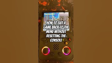 R36S - how to exit out of a game back to the menu #r36s #shorts #howto