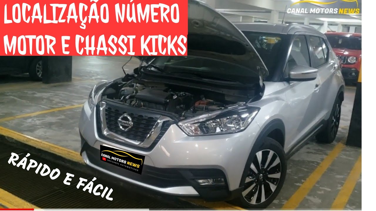 Localização de numeração do Chassi e Motor Nissan Kicks YouTube