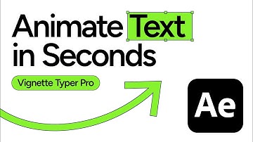 Vignette Typer Pro - The Ultimate Text Animation Plugin for After Effects