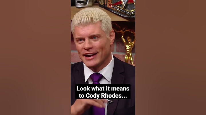 Cody Rhodes gets emotional as he reveals what it means to main event #WrestleMania  #WWE #CodyRhodes