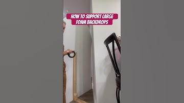 How to create a foam backdrop #foambackdrop #backdropstand #backdrop