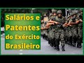 Salários e Patentes do Exército Brasileiro [2021]