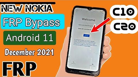 FRP Bypass Nokia C10 | Nokia C10/C20 Frp Bypass Android 11 Without Pc New Method 100% Working 2022