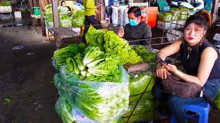 Part of Neak Meas Market in Phnom Penh, Cambodia