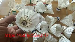 Shuttlecock bekas 80 persen