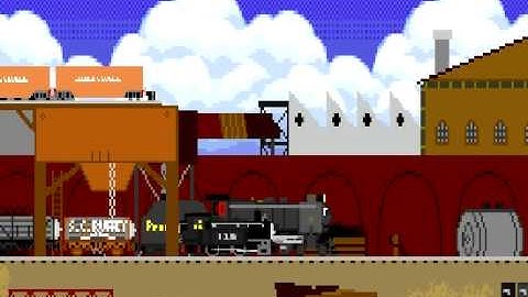 First Attempt Train Sprite Animation