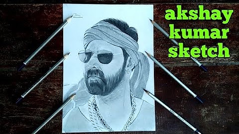 akshay kumar sketch as bachchan pandey time lapse🥰ll how to draw akshay kumar#sketch #akshaykumar