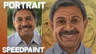  Digital Portrait Speedpaint On Adobe Fresco