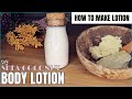DIY Shea Coconut Body Lotion | How to make Lotion from Scratch | Winter Skincare