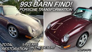 BARN FIND Porsche 993 Carrera restored to Showroom Condition - PART 2
