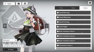 Dushevnaya All Voice Lines (Regular) - Neural Cloud